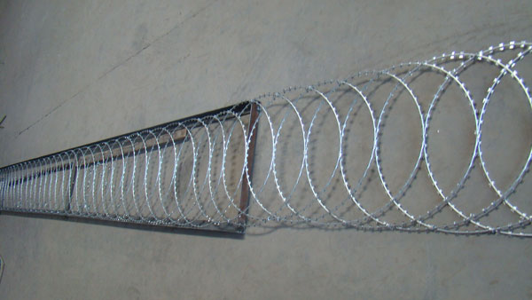wrapped wire fencing